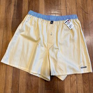 Tommy Hilfiger Vintage Yellow Boxers with Blue Waistband